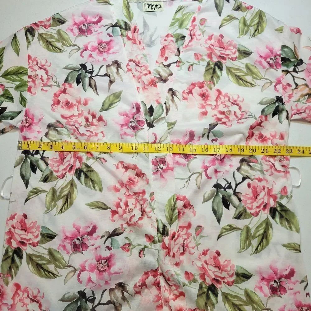 Show Me Your MuMu Floral Robe - Pink and Green - Picture 7 of 8